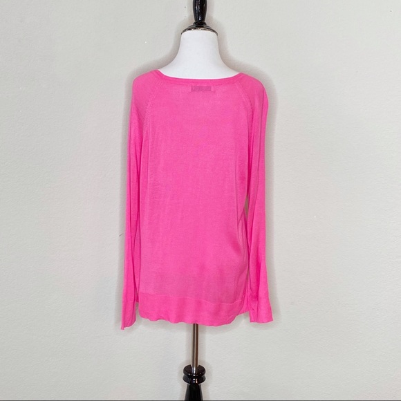 Zara Hot Pink Knit light weight sweater - Size: M - Picture 9 of 9